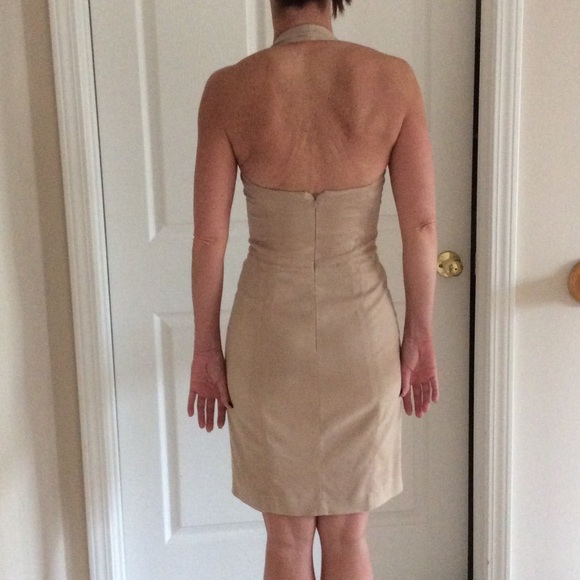 PRICE DROP Ultra suede halter dress - Picture 4 of 4