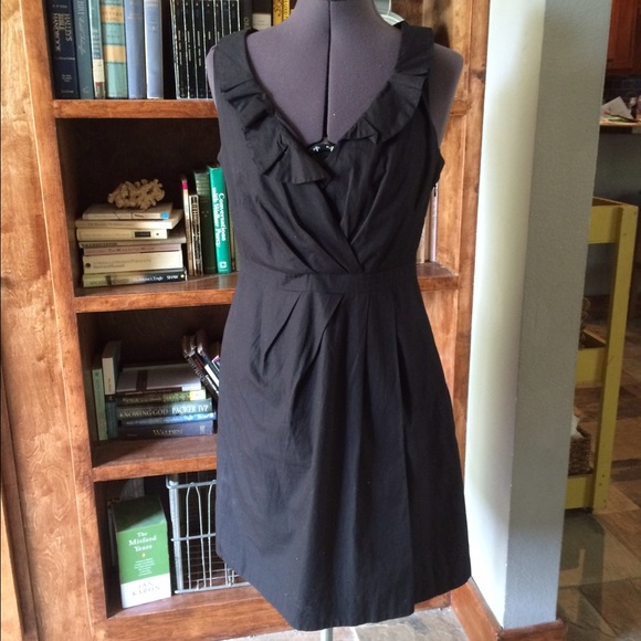 J.Crew Black Wrap Dress