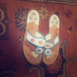 Jack Rogers multicolor sandals