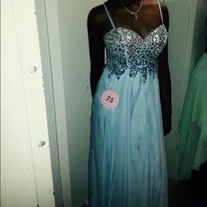 Light Blue Formal/Prom Dress