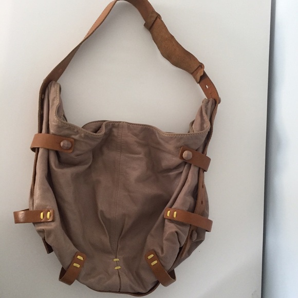 Anthropologie Lucky Penny leather slouch purse