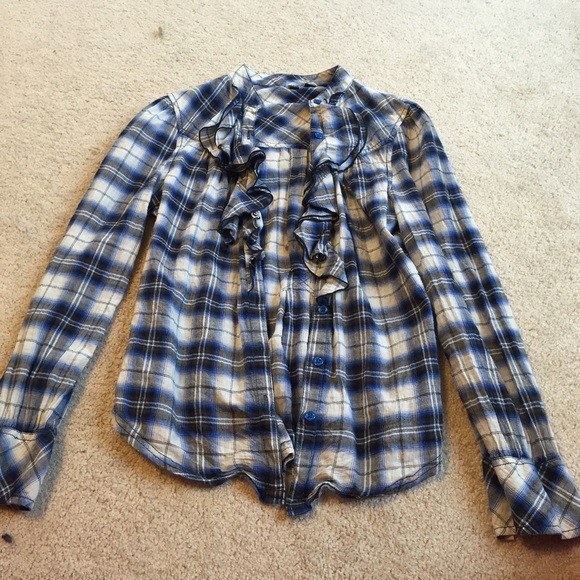 Anthropologie plaid shirt