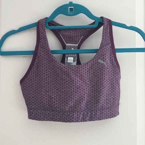 NWT Purple puma sports bra
