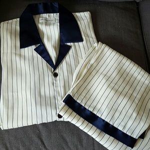 2pcs Silky Pajama Set