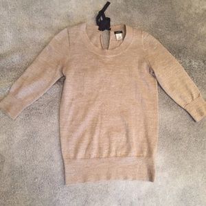 Sparkly Gold J. Crew Alpaca Sweater