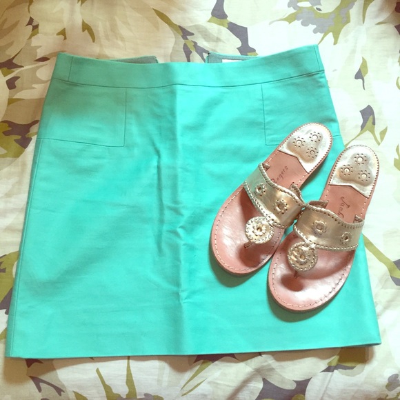 Mint J. Crew mini skirt