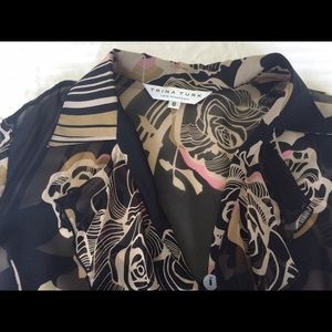 Trina Turk 100% silk blouse