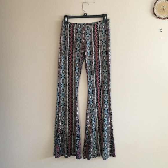 Bell bottom cotton pants