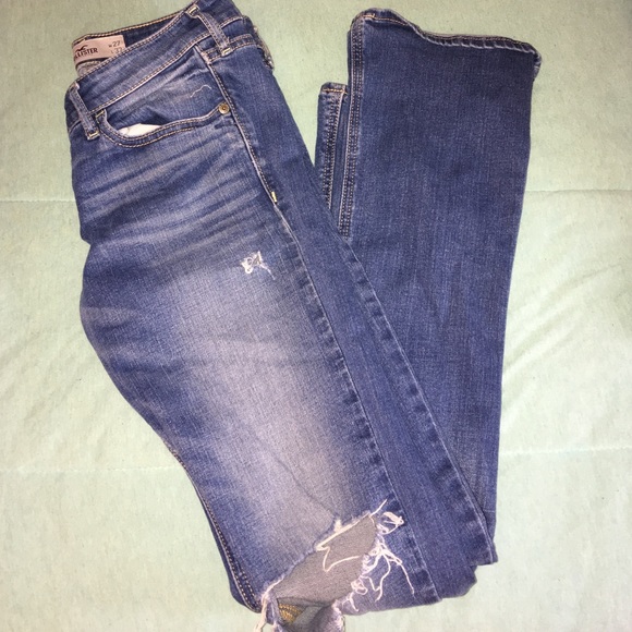 Distressed jeans