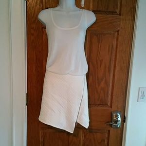 Kensie white asymmetrical skort size XL