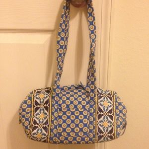 Retired Vera Bradley Blue Riviera Handbag