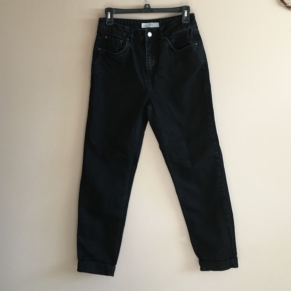 Black Topshop Mom Jeans