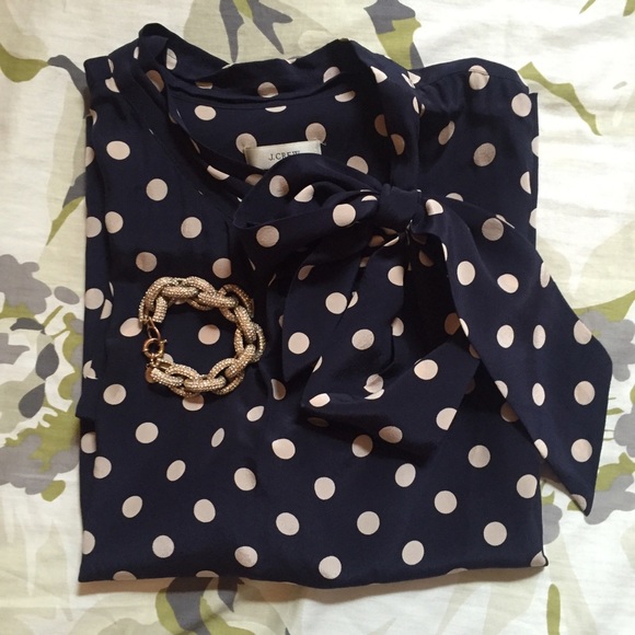 Gorgeous silk J. Crew blouse