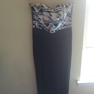 Black and white jumpsuit