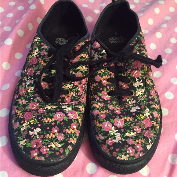 faded glory floral shoes