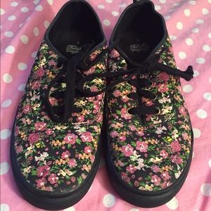 faded glory floral shoes