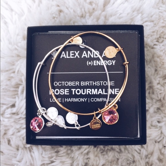 2 OCTOBER BIRTHSTONE ALEX AND ANI BANGLES