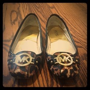 Michael Kors leopard Flats