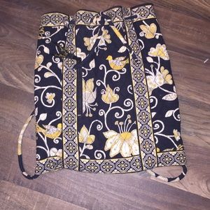 Vera Bradley Yellow Bird backsack