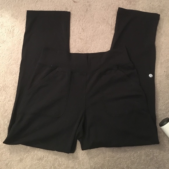 SOLD! Lululemon black cotton pants