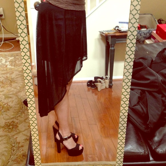 High low skirt
