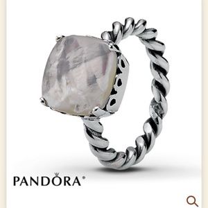 Pandora Mother of Pearl Sterling Silver Ring