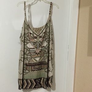Beaded sequins dress