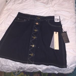 forever 21 denim skirt
