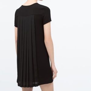 Zara Back Pleated Dress