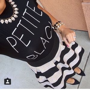 Striped Skater Skirt