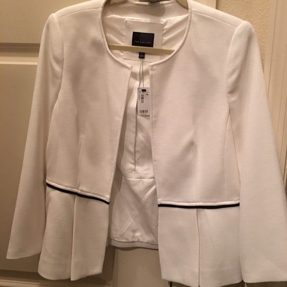 The Limited white blazer