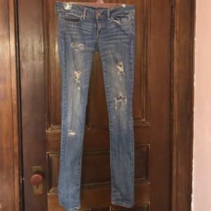 American Eagle ripped skinny jeans 💕
