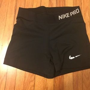 Black Nike Pro dri-fit Spandex