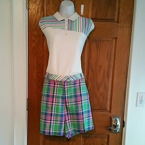 Lady Hagen golf short set sz XL shirt 14 shorts