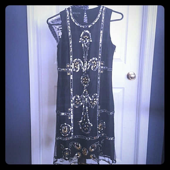 Gorgeous Sequin and Jeweled Cocktail Dress