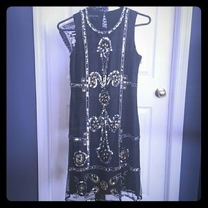 Gorgeous Sequin and Jeweled Cocktail Dress