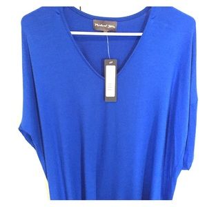 Michael Stars V neck cobalt dress - brand new