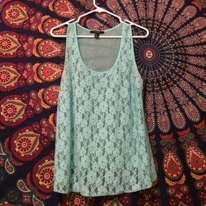 Teal forever 21 top