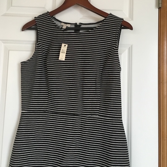NWT Classic Talbots Black & White Dress