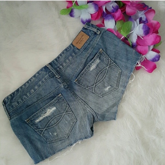 Distressed Abercrombie boho shorts