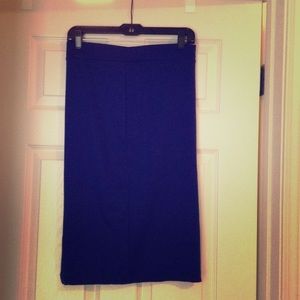 Royal blue pencil skirt