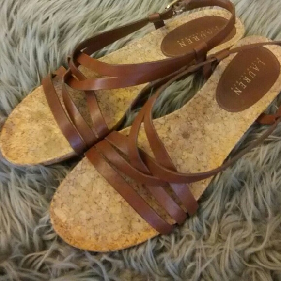 Ralph Lauren Brown Sandals
