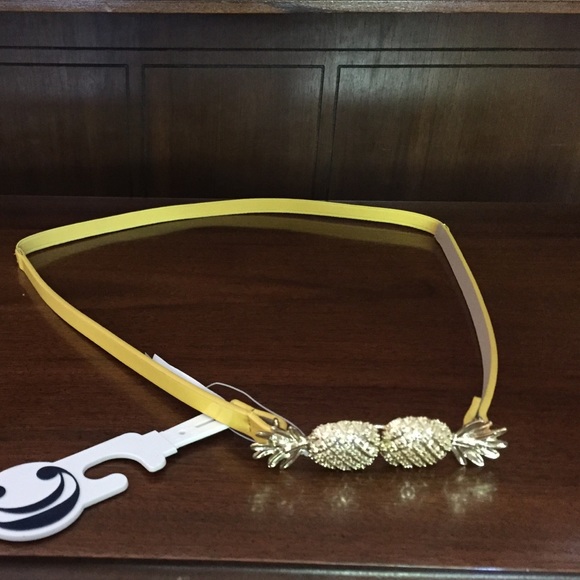 Charming Charlie Pineapple Belt