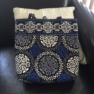 Vera Bradley tote - blue and black