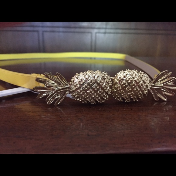 Charming Charlie Pineapple Belt