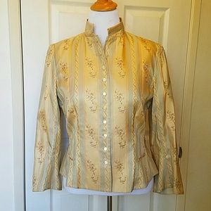 Lauren By Ralph Lauren Silk Blazer . sz L or 12.