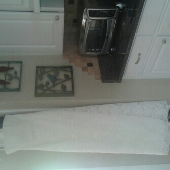 Ivory/cream staight formal dress Jessica McClintoc