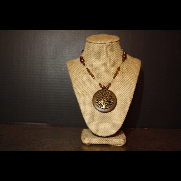 Tree emblem necklace