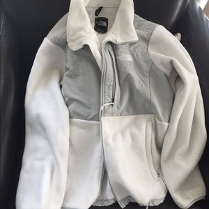 Northface Jacket - white/gray