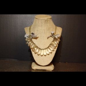 Clear beaded necklace